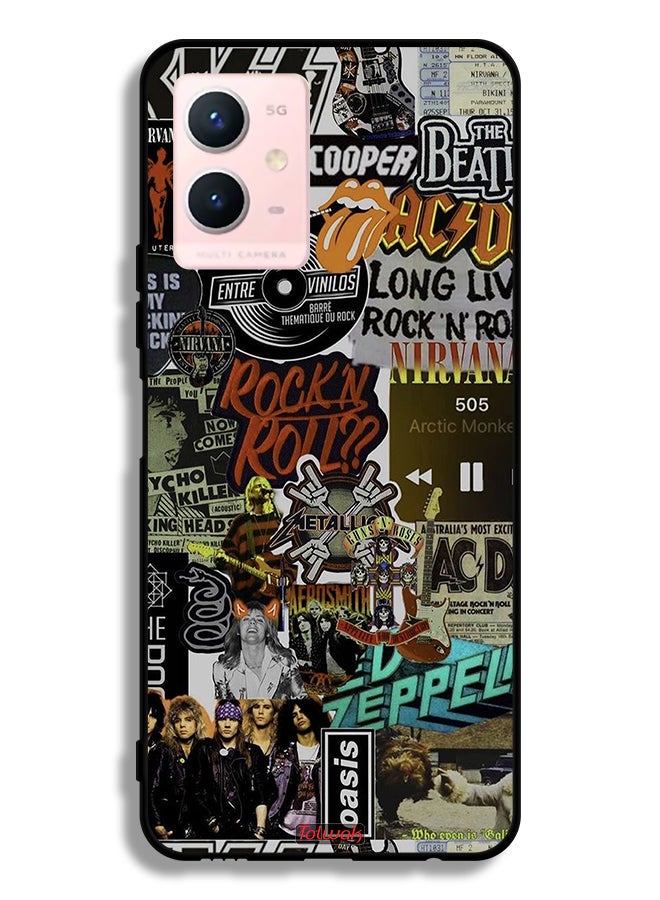 Tolwak Vivo Y33s 5G Protective Case Cover Long Live Rock N Roll - Image 2