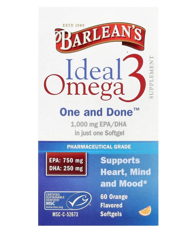 Ideal Omega 3 Orange 60 Softgels