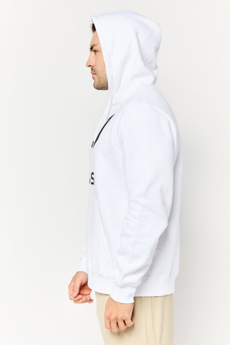 MESSI هودي بأكمام طويلة بطبعة جرافيك للرجال، أبيض - Image 3