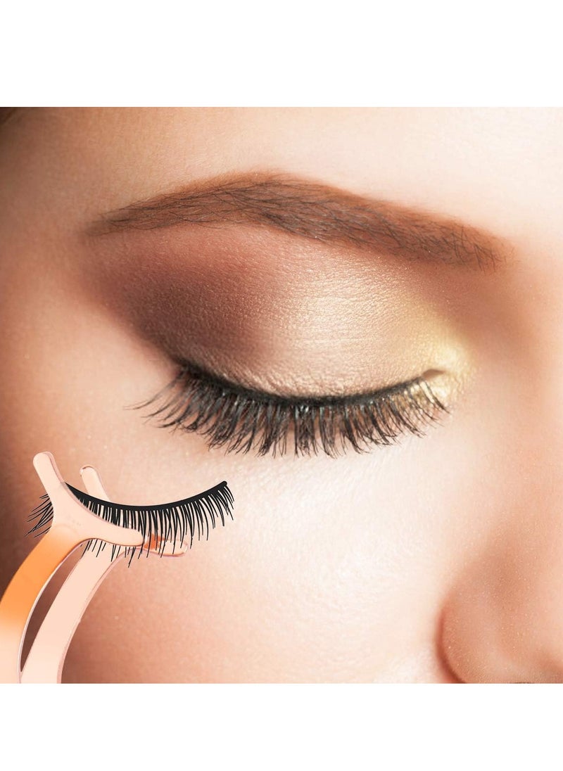 RATSAW - 5 Pcs Rose Golden Eyelash Applicator Tool False Eyelashes Applicator Eyebrow Curler Scissors - Image 1