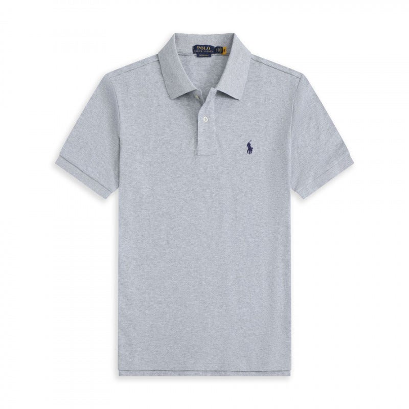 Paul Pony Logo Men'S Short Sleeve Organic Cotton Polo Shirt With Collar, Large Size Loose Embroidered Turn-Down Collar Men'S Wear - Image 3