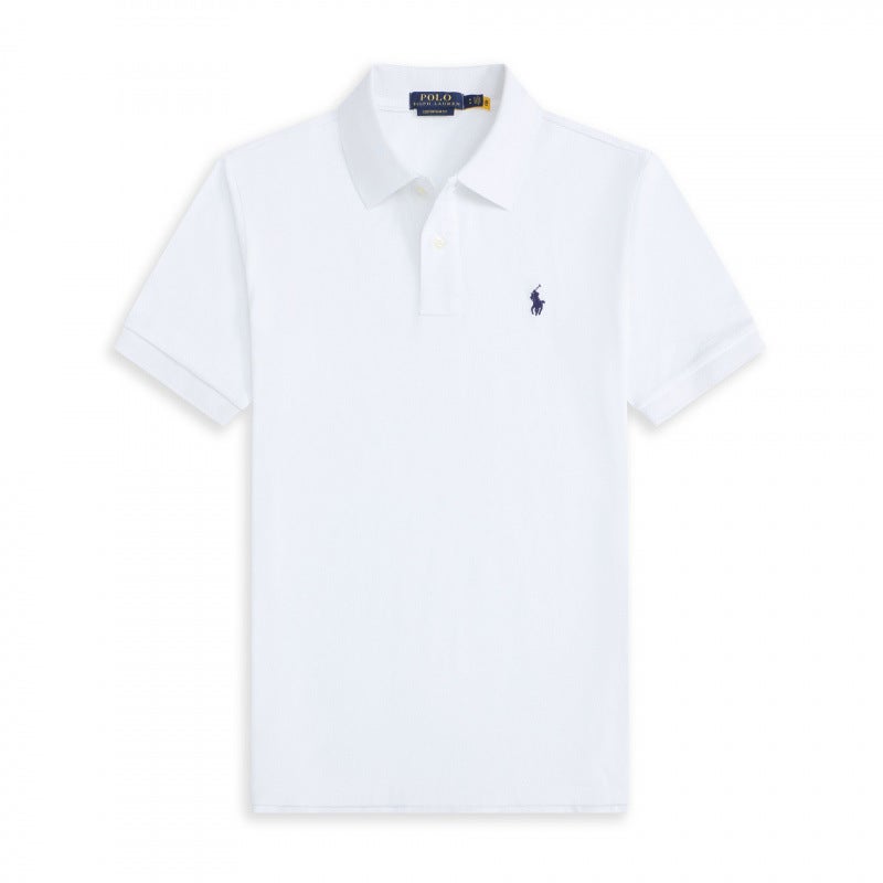 Paul Pony Logo Men'S Short Sleeve Organic Cotton Polo Shirt With Collar, Large Size Loose Embroidered Turn-Down Collar Men'S Wear - Image 5
