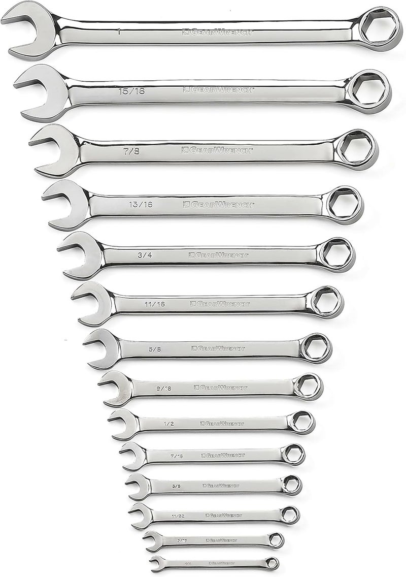 GEARWRENCH 14 Piece Combination Wrench Set - Image 1