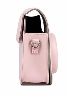 Excefore Case for Fujifilm Instax Mini 11 Case PU Leather Instant Camera Cover with Adjustable Strap Designed Cover Blush Pink  - Image 5