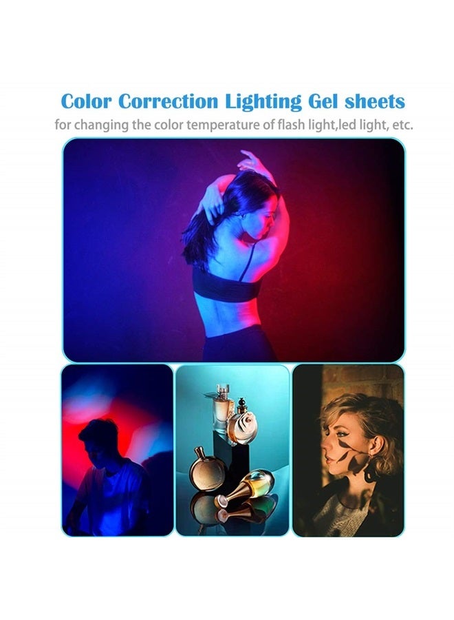 RENIAN Color Correction Gels Filter 6 Pack Kit 16x20 inches/40x50cm Warm Orange Blue Lighting Sheet for Photo Studio Video Flashlight Led Light Photography - Image 5