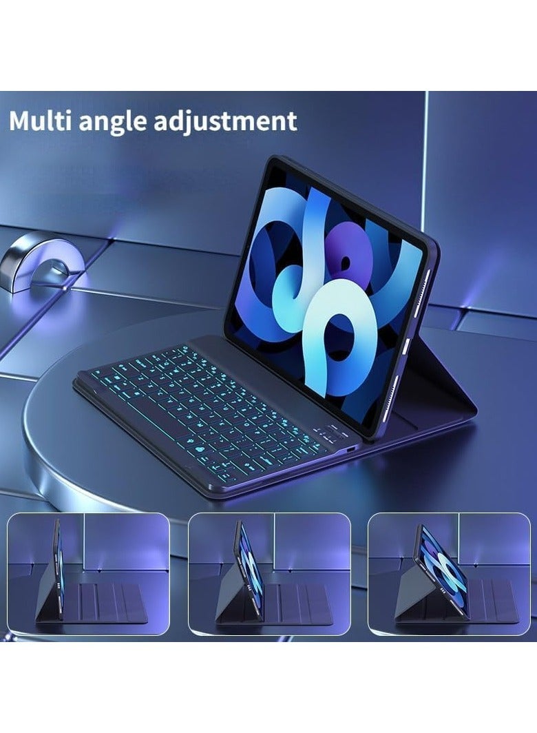 Backlit Keyboard Case Compatible with Xiaomi Mi Pad 6 / Pro 11 Inch 2023, 7 Color Mouse,PU Stand Cover for 6/6 11'' Tablet - Image 3