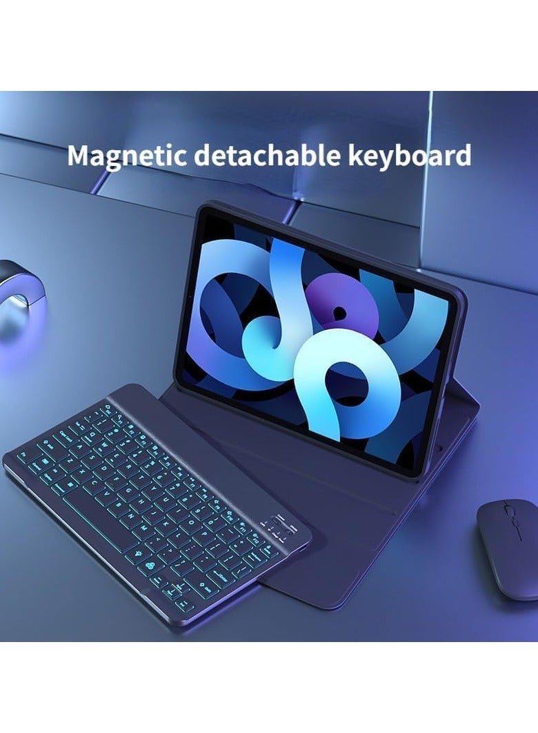 Backlit Keyboard Case Compatible with Xiaomi Mi Pad 6 / Pro 11 Inch 2023, 7 Color Mouse,PU Stand Cover for 6/6 11'' Tablet - Image 4