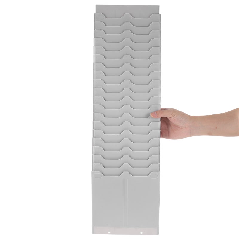 4pcs Multi-Slots Timecard Rack: Vertical Time Card Storage Organizer For Warehouse Materials Attendance Holder Stand For Factories And Supply Areas - Image 2