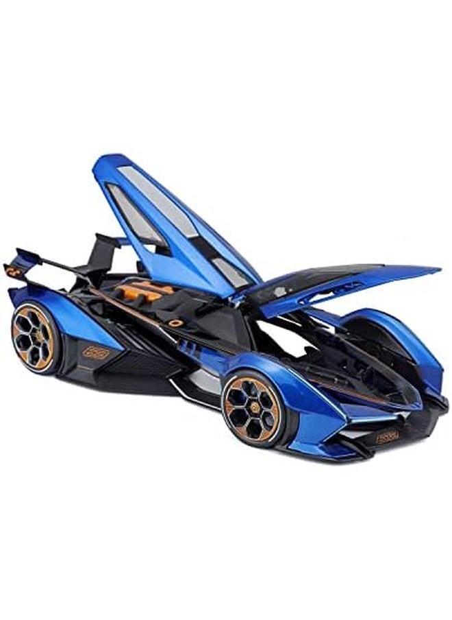 Maisto - Diecast 1 18 Lamborghini V12 Vision Gran Turismo Diecast Model Car Blue - Image 1