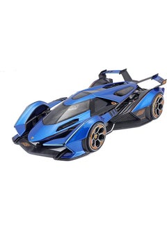 Diecast 1 18 Lamborghini V12 Vision Gran Turismo Diecast Model Car Blue