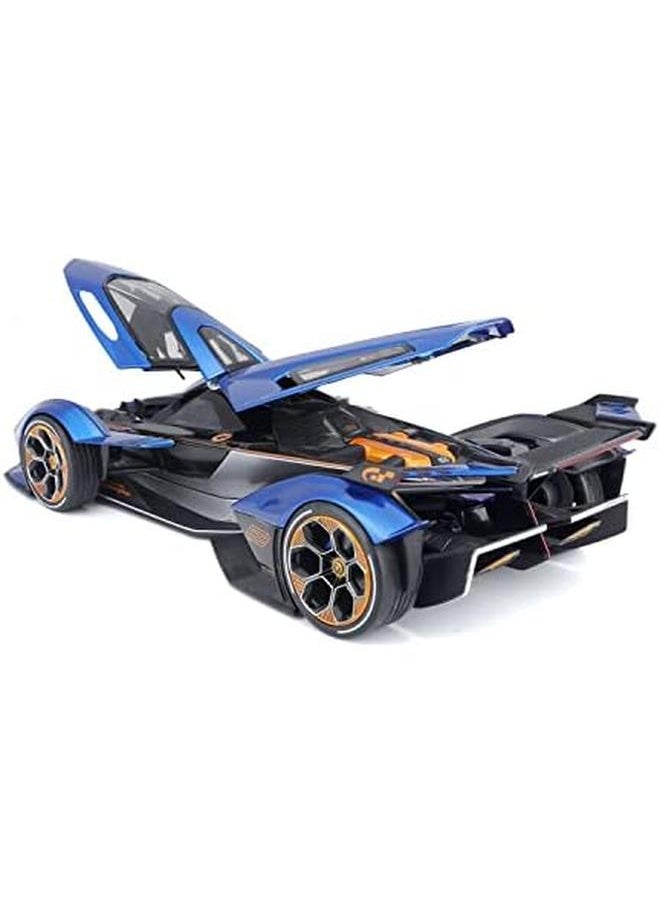 Maisto - Diecast 1 18 Lamborghini V12 Vision Gran Turismo Diecast Model Car Blue - Image 1