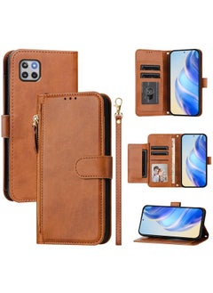 Case For Motorola One 5G Ace 2021 Multi-Card Slots Zipper Wallet Leather Phone Case