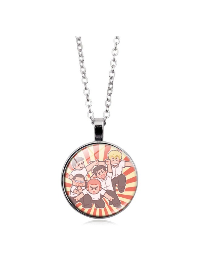 KUYING New Slam Dunk Pendant Sweater Chain Jewelry 