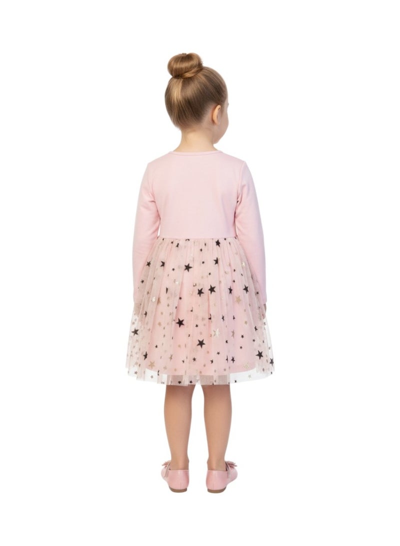 D'Daniela Butterfly and Stars Pink Dress - Image 3