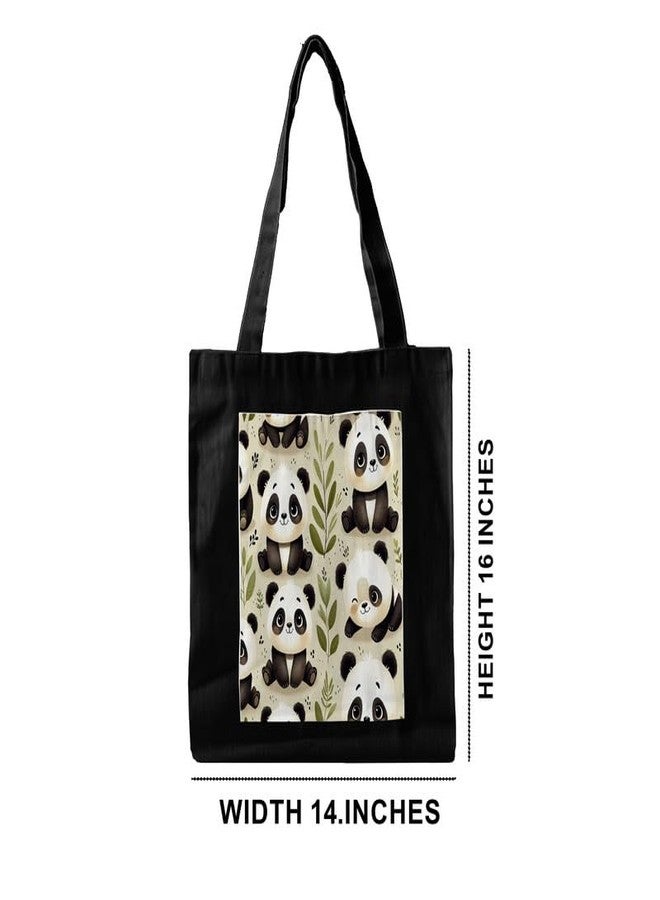 PrintingZone Canvas Tote Bags for Women with Zip, College Bag for Girls, 100% Organic Cotton Tote Bag for Shopping, Travel & Beach - Image 5