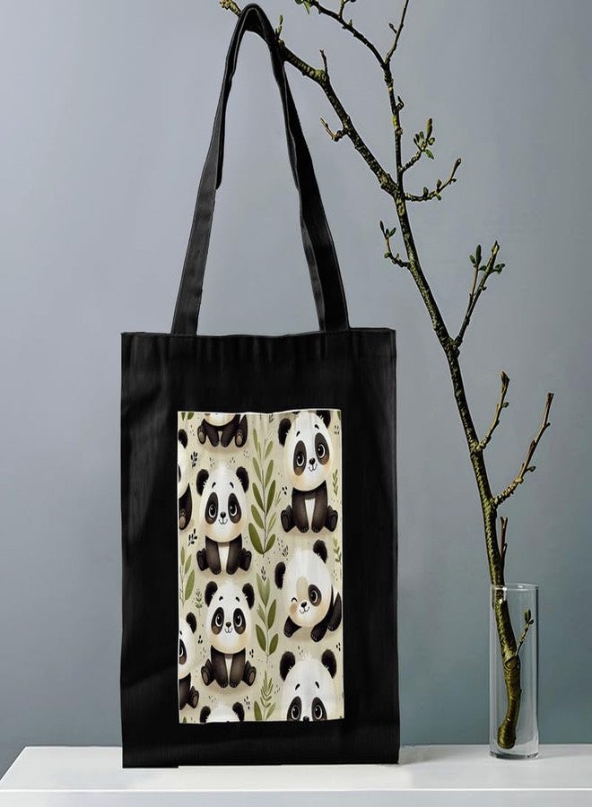 PrintingZone Canvas Tote Bags for Women with Zip, College Bag for Girls, 100% Organic Cotton Tote Bag for Shopping, Travel & Beach - Image 2