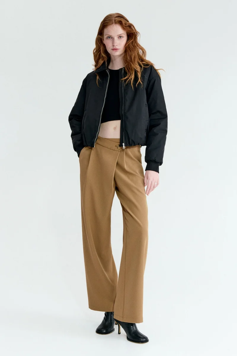 H&M Wrapover tailored trousers