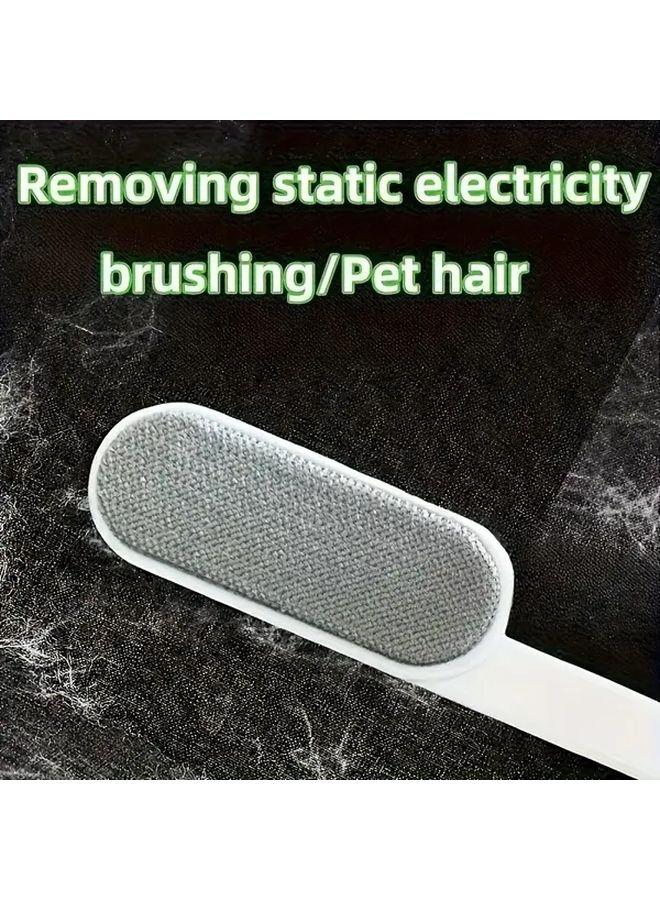 Cool Color Double Sided Manual Dust Brush Reusable Pet Hair Remover for Furniture Carpet Clothes - Image 3