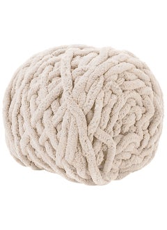 MileMelo 2-Piece Knitting Wool Yarn,Knitting Yarn Coarse Yarn for Crochet, Soft Chunky Yarn for Projects Making Plush Balls Handmade Bags Sweaters Shoes Hats Blankets Scarves Beige  - Image 4