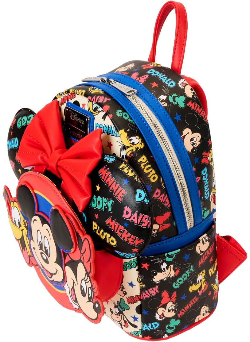Loungefly Loungefly Disney Mickey and Friends Classic Ear Holder Mini Backpack Combo  - Image 3