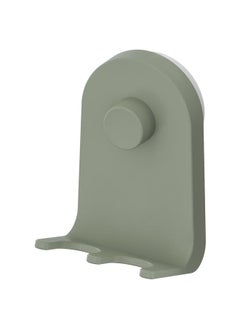 erorex Triple hook with suction cup, grey-green, 7x11 cm  - Image 1