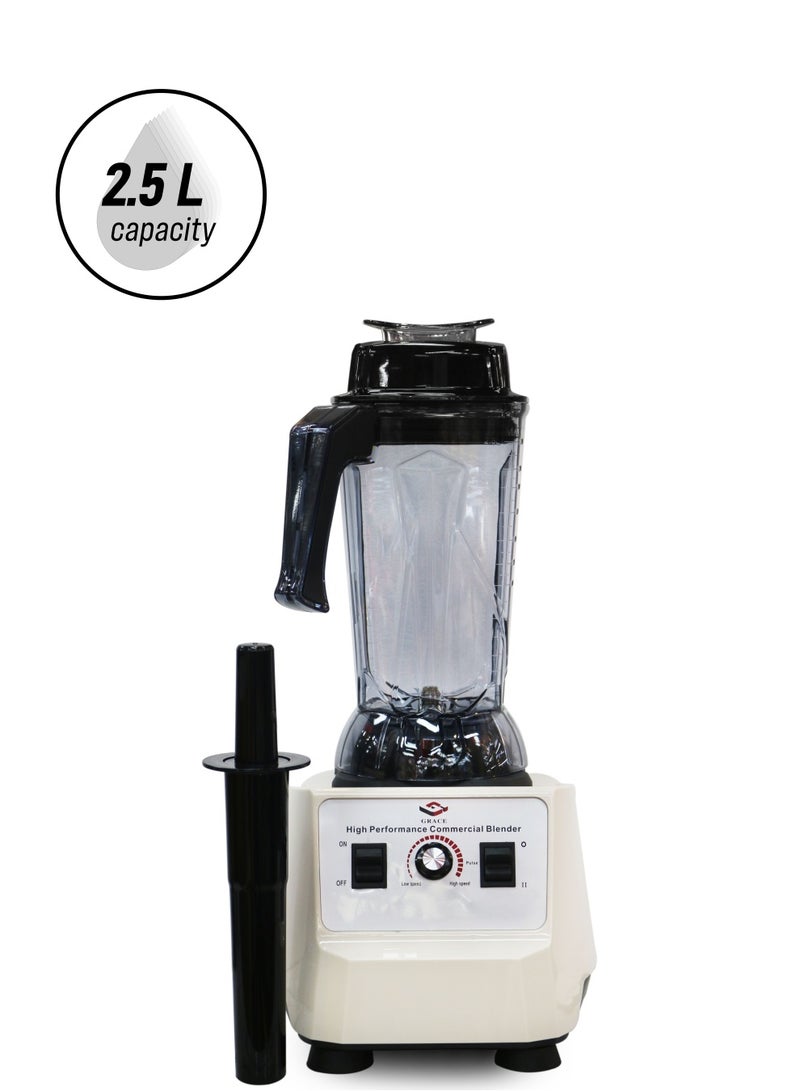 Grace خلاط جريس التجاري عالي الطاقة 2.5 لتر بقوة 1680 وات - Image 1