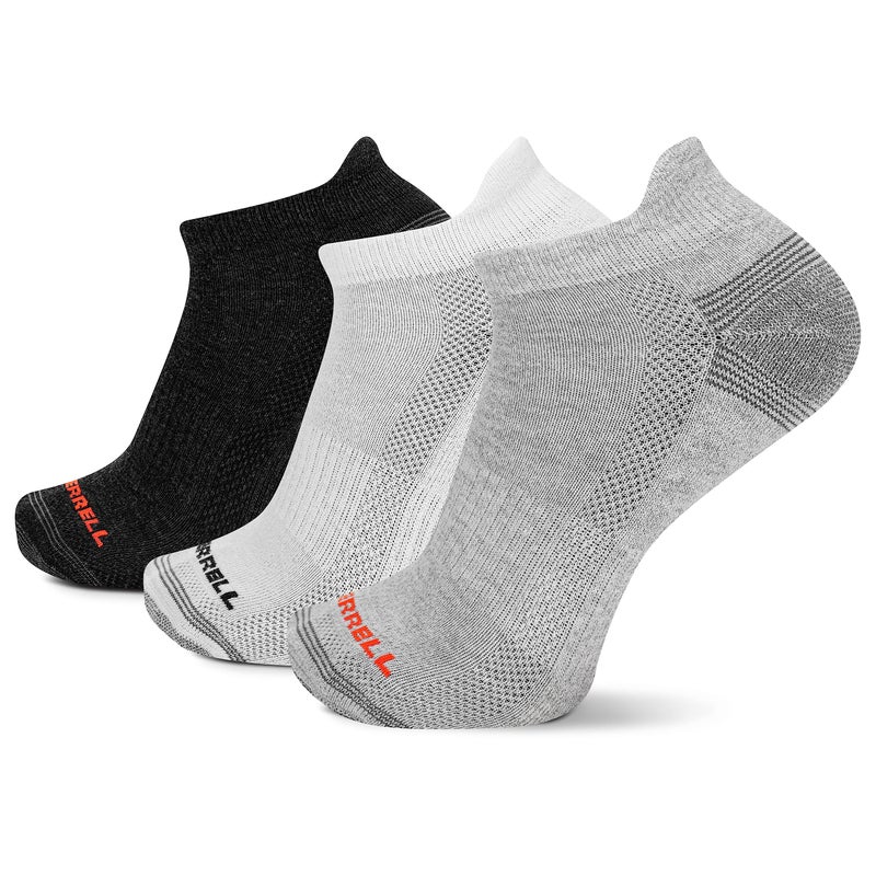 Merrell -womens Performance Hiker Casual Sock, Grey White Mix (Low Cut Tab), Small US - Image 1