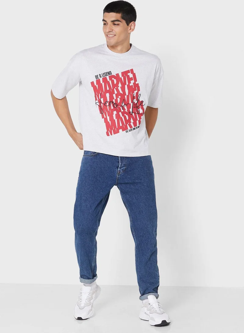 Marvel  Marvel Oversize T-Shirt for Men | Best Price UAE
