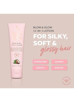 Lee Stafford Lee Stafford Loco Blow & Go 11-In-1 Lotion, Stress-Free Blow-Drying For Smooth And Strong Hair, 100Ml  - Image 2