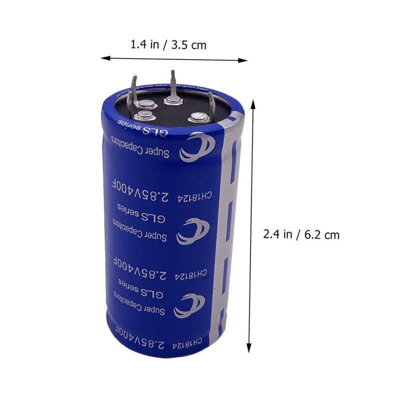 TEHAUX Car High-Capacity Super Capacitor 2.85v 400 Automobile Capacitor Four-Legged High Energy Storage Module for Vehicle Audio and Power Supply Systems - Image 2