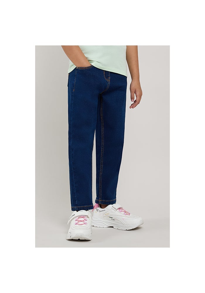 R&B Washed Straight Fit Jeans with Button Closure - Image 4