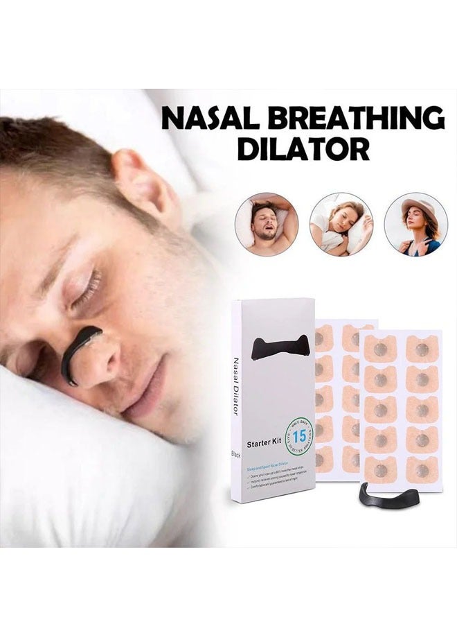general Breath Inhalation Nose Strip Starter Kit (15 units) - Increases oxygen intake, reduces snoring, improves sleep quality - Sweat resistant, nose strips - Image 4