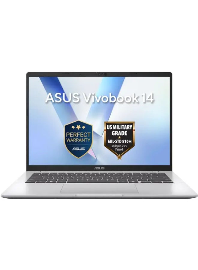 ASUS Vivobook Laptop With 14-Inch Display,Core Ultra 5/16GB/512GB M.2 NVMe™ PCIe® 4.0 SSD/Intel® Graphics/Windows 11 Home Cool Silver - Image 1