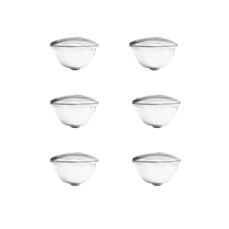 THE COOK HOUSE Stainless Steel Knob for Hot Pot Lid Set of 6 | Pan Lid Replacement Knob | Holding Handle Cover for Cookware Lid | Ideal for Glass Steel Ceramic Lid - Image 1