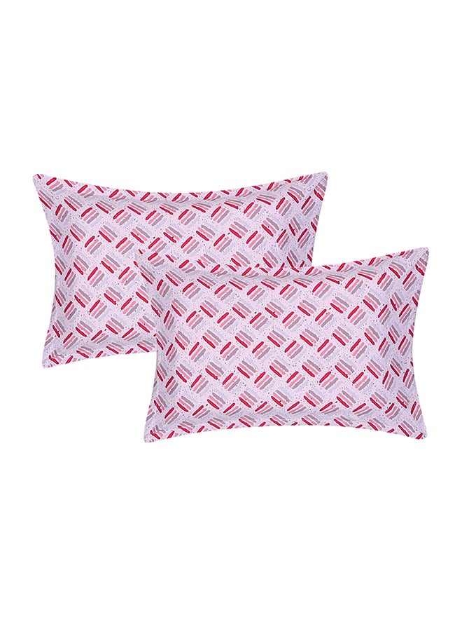 Status Contract مجموعة ربيع صيف - ملاءة سرير مزدوجة غنية بالقطن مع 2 غطاء وسادة لغرفة النوم، المنزل، الفندق - 120 جرام/متر مربع، زهور وردية، 210 × 215 سم - Image 4