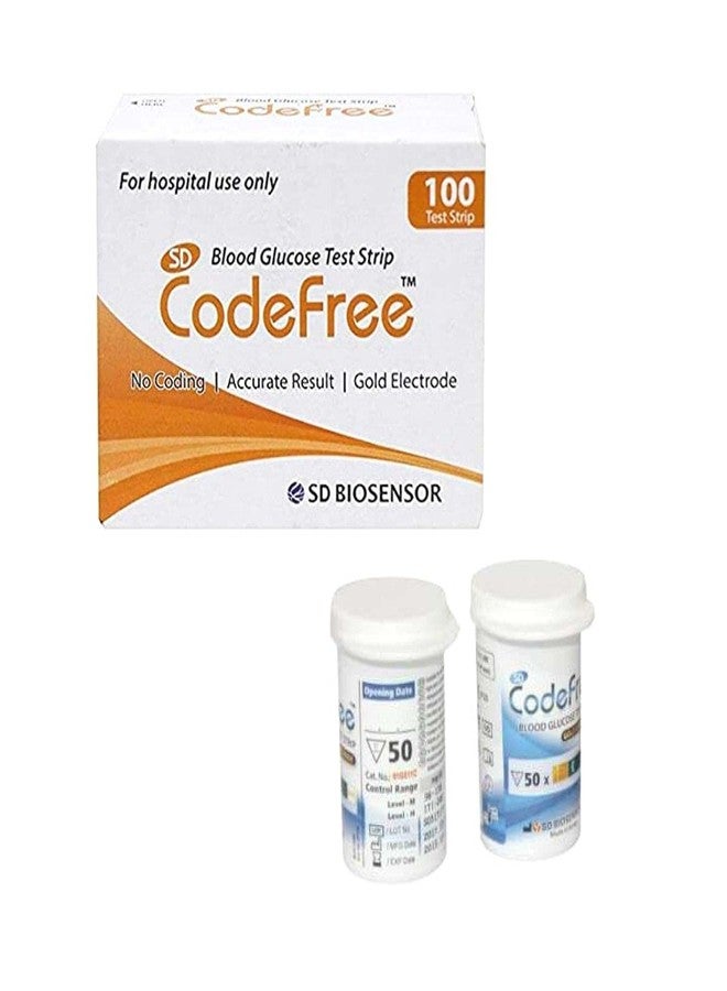 Codefree SD Codefree Blood Glucose Monitoring System 100 Strips - Image 1
