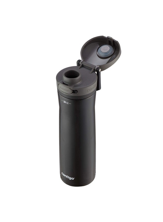 Contigo زجاجة ماء كونتيغو جاكسون تشيل 2.0 من الفولاذ المقاوم للصدأ مع غطاء أوتوبوب، 24 أونصة، عرقسوس - Image 2