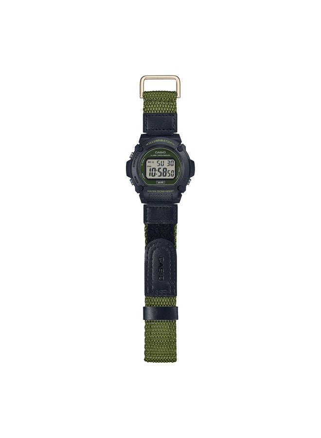 كاسيو ساعة يد من راتينج رقمي W-219HB-3AVDF - Image 2