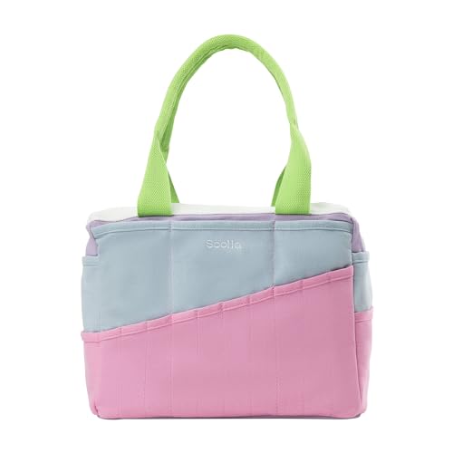 Soolla Studio Bag: Pottery Tool Bag, Art Supply Storage, Knitting Yarn Organizer, Crochet Projects, & Washable Craft Tote, 30 Pockets, 25+ Canvas Colors, Student Artist Gift (80's Windbreaker) - Image 1
