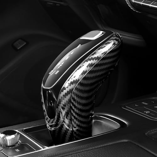 ZiWen Interior Trims Center Gear Shift Knob Cover Accessories for Cadillac XT4 XT5 XT6 CT5 2020-2024 Escalade (Carbon Fiber Print) - Image 5