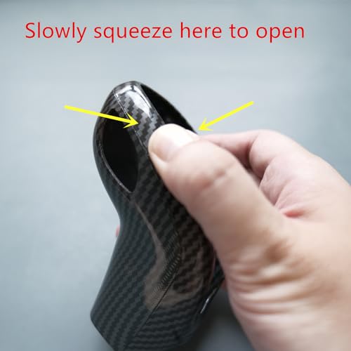 ZiWen Interior Trims Center Gear Shift Knob Cover Accessories for Cadillac XT4 XT5 XT6 CT5 2020-2024 Escalade (Carbon Fiber Print) - Image 4