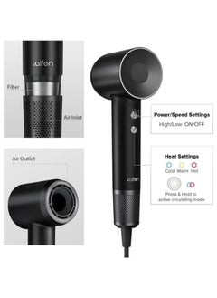 Laifen Hair Dryer Swift Special - Black  - Image 2