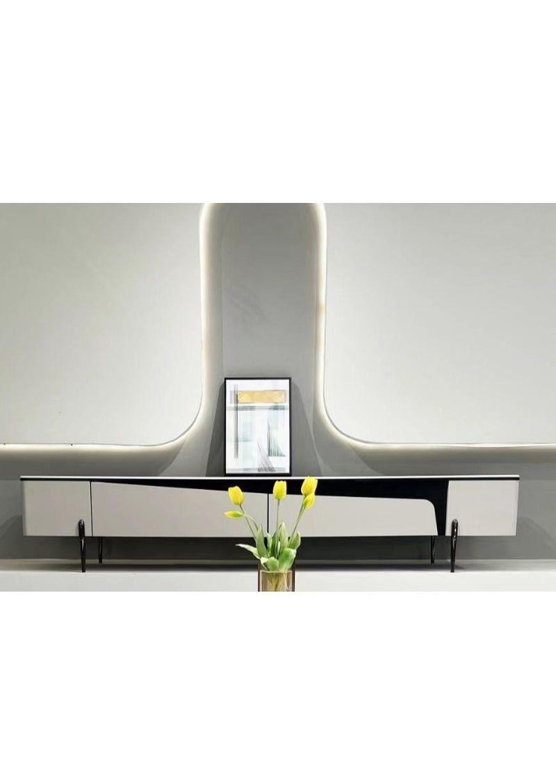 Modern marble TV table (200*43*40cm)