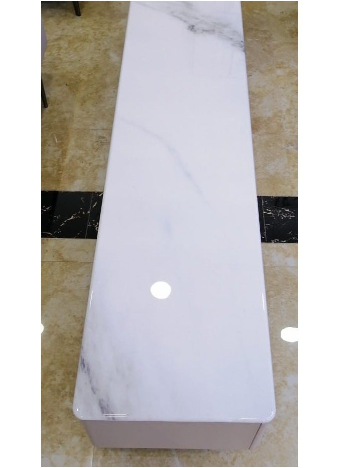Modern marble TV table (200*43*40cm)