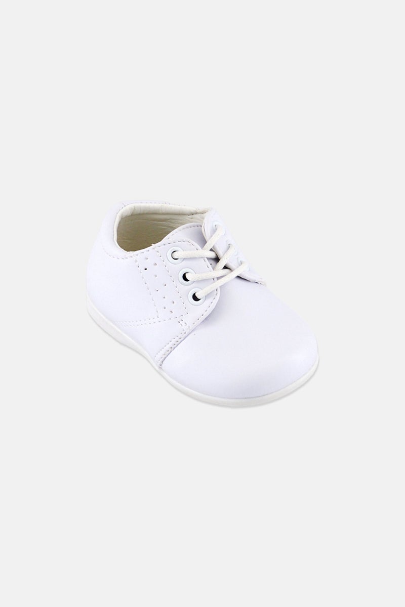 Josmo Toddlers Boy Lace Up Shoes, White - Image 1