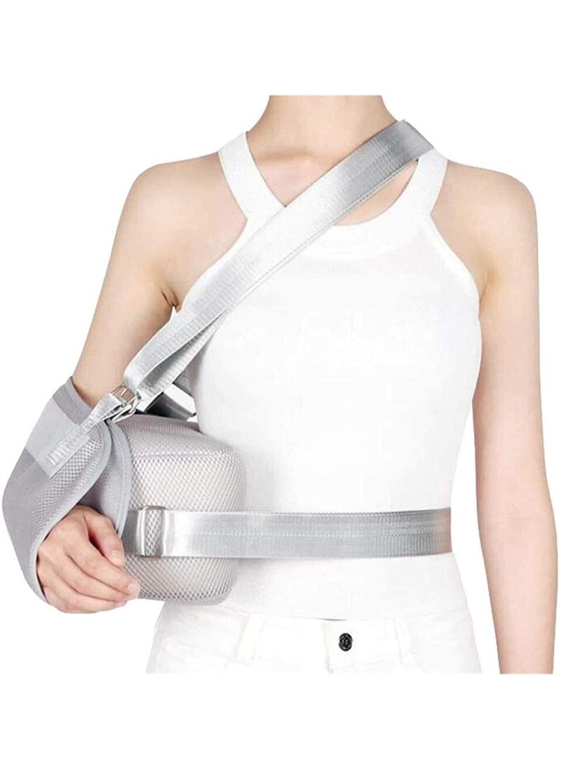 Aikanbo Shoulder Abduction Sling Broken Arm Shoulder Brace Relief Pain Shoulder Immobilizers with Abduction Slings Injury Support Arm Pillow Brace Strap Shoulder Arm Immobilizer Injury Support Arm Sling  - Image 1