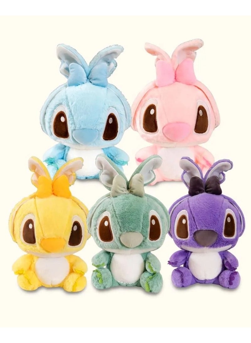 Stitch Cuddly Toy, Stuffed Toy Plush with A Bow for Children - 35cm - Image 2