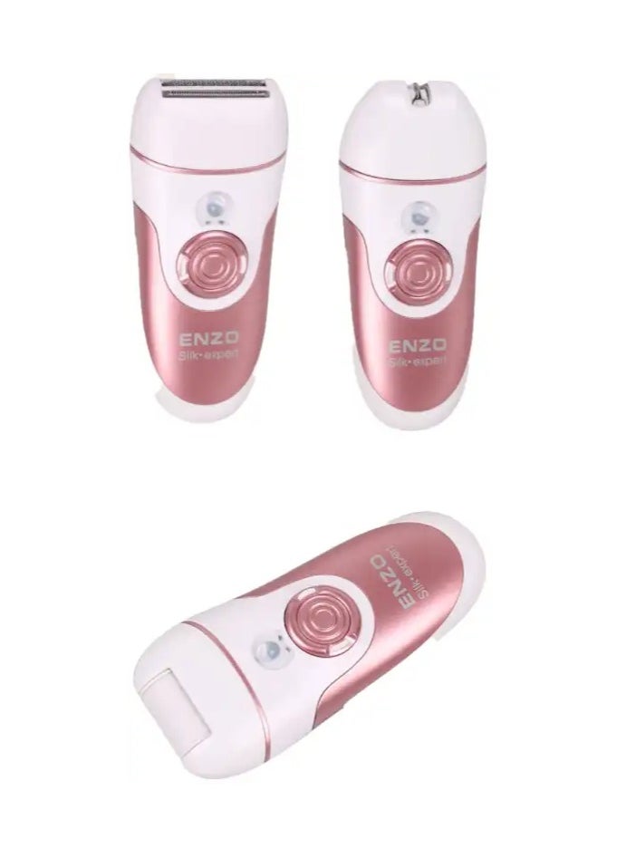 ENZO Wet or dry epilator removes hair in one pass with 4 attachments EN-9561  - Image 2