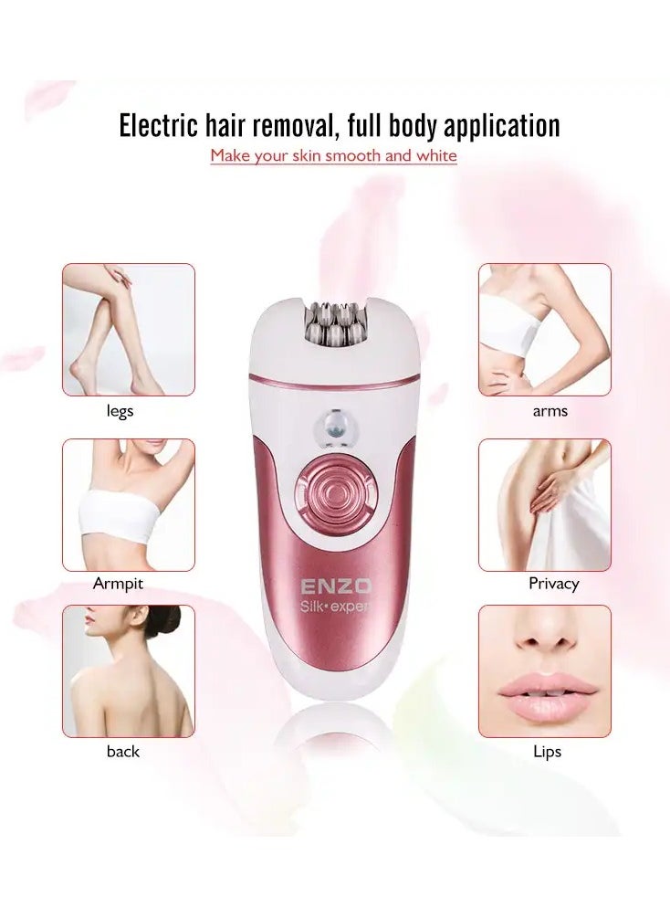 ENZO Wet or dry epilator removes hair in one pass with 4 attachments EN-9561  - Image 3
