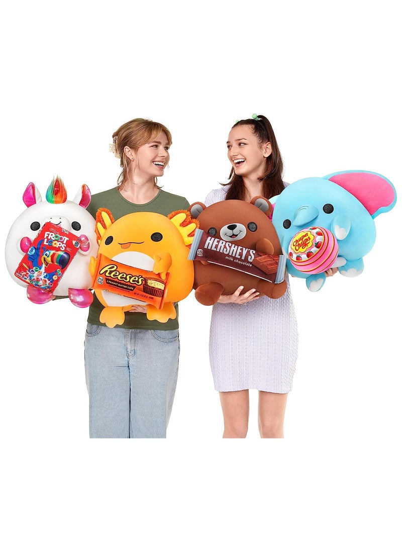 ZURU ZURU SNACKLES 14" Super Soft Plush Collectible (Albie Axolotl with Reese's)  - Image 5